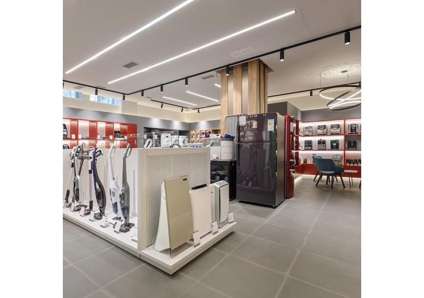 Projecteur LED sur rail monophasé CCT-40W-IRC 90-Noir - BPM-40W-CCT-N - Barcelona LED