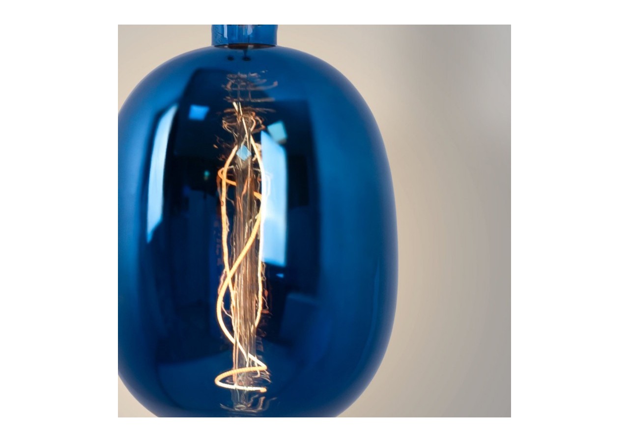 Ampoule décorative LED à filament avec teinte bleue-E27 T170-Dimmable-4W-4200K - BFD1-T170E27-AZM - Barcelona LED
