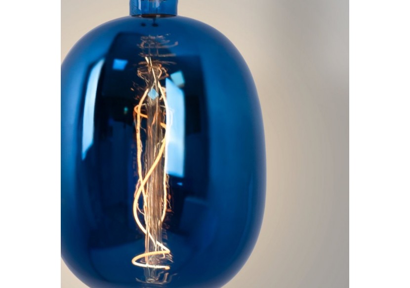 Ampoule décorative LED à filament avec teinte bleue-E27 T170-Dimmable-4W-4200K - BFD1-T170E27-AZM - Barcelona LED