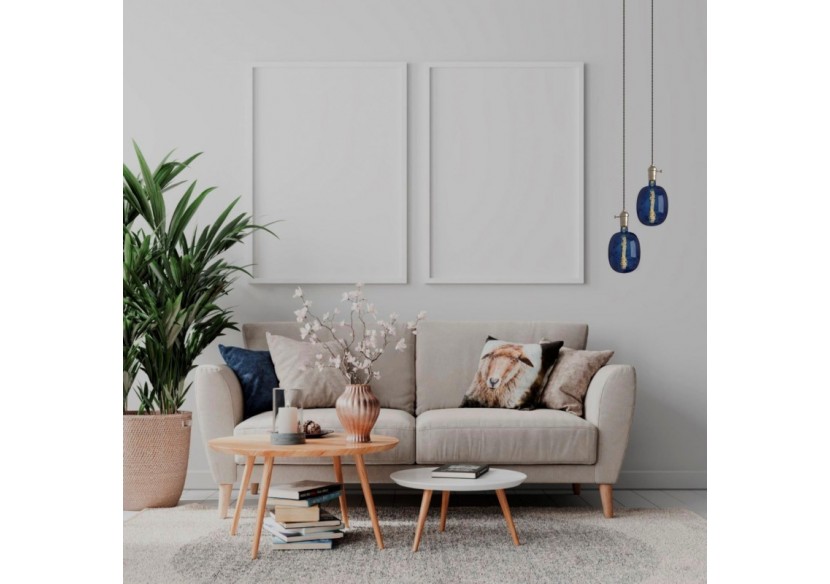 Ampoule décorative LED à filament avec teinte bleue-E27 T170-Dimmable-4W-4200K - BFD1-T170E27-AZM - Barcelona LED