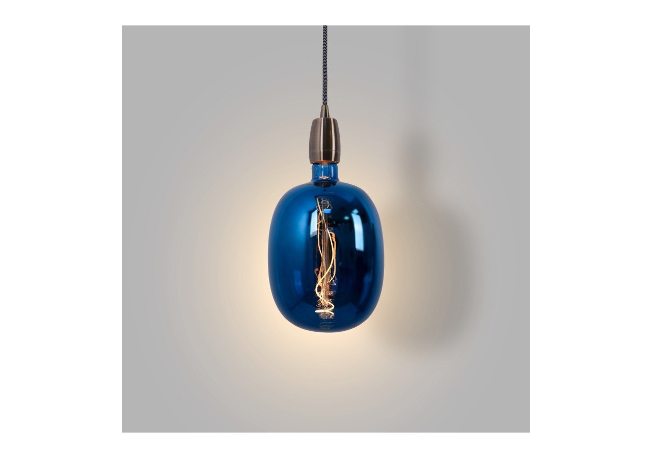 Ampoule décorative LED à filament avec teinte bleue-E27 T170-Dimmable-4W-4200K - BFD1-T170E27-AZM - Barcelona LED