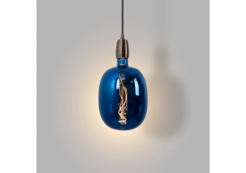 Ampoule décorative LED à filament avec teinte bleue-E27 T170-Dimmable-4W-4200K - BFD1-T170E27-AZM - Barcelona LED