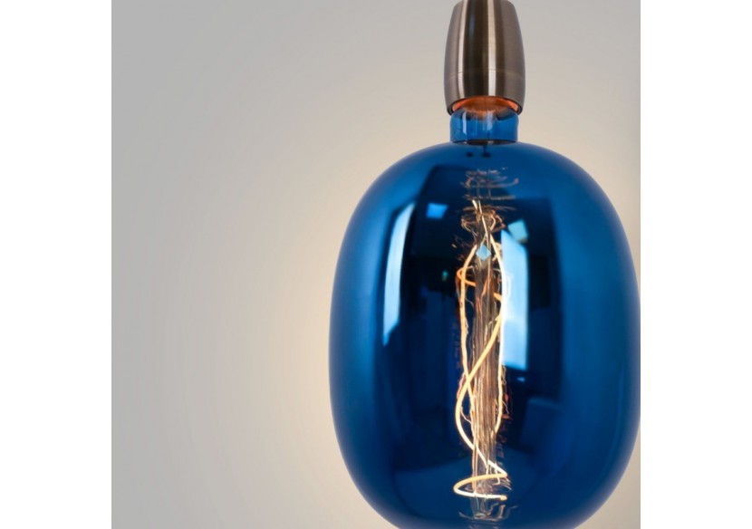 Ampoule décorative LED à filament avec teinte bleue-E27 T170-Dimmable-4W-4200K - BFD1-T170E27-AZM - Barcelona LED