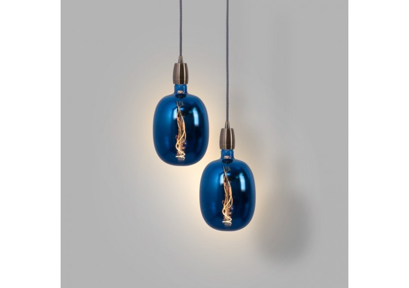 Ampoule décorative LED à filament avec teinte bleue-E27 T170-Dimmable-4W-4200K - BFD1-T170E27-AZM - Barcelona LED