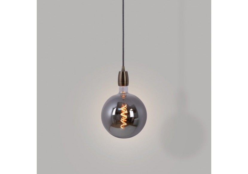 Ampoule décorative globe à filament avec teinte fumée "Smoky" E27 G200-4W-1800K - BFD1-G200E27-AHUM - Barcelona LED