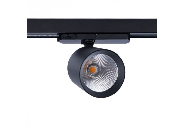 Projecteur LED sur rail triphasé 4000K-40W-IRC 95-Driver Philips Xitanium-Noir - BPT-40WCRI-BN-N - Barcelona LED