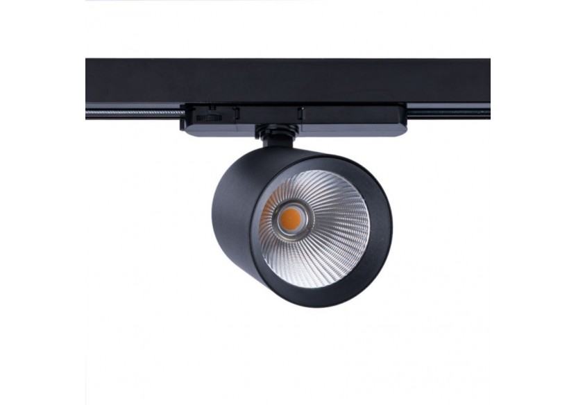Projecteur LED sur rail triphasé 4000K-40W-IRC 95-Driver Philips Xitanium-Noir - BPT-40WCRI-BN-N - Barcelona LED Projecteur LED sur rail triphasé 4000K-40W-IRC 95-Driver Philips Xitanium-Noir - BPT-40WCRI-BN-N - Barcelona LED