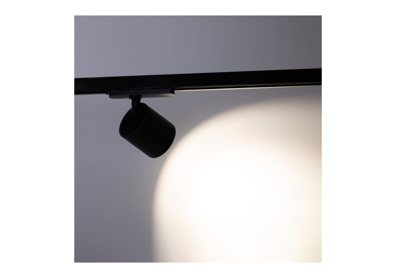 Projecteur LED sur rail triphasé 4000K-40W-IRC 95-Driver Philips Xitanium-Noir - BPT-40WCRI-BN-N - Barcelona LED