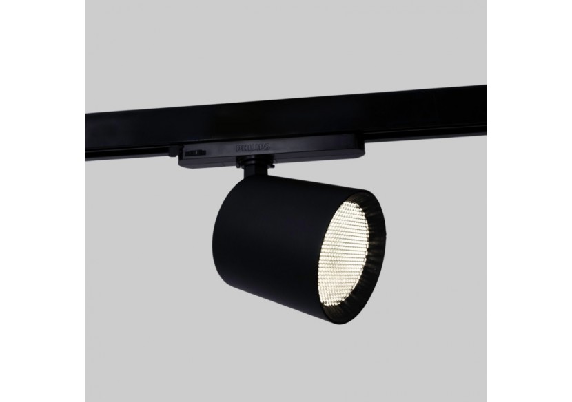 Projecteur LED sur rail triphasé 4000K-40W-IRC 95-Driver Philips Xitanium-Noir - BPT-40WCRI-BN-N - Barcelona LED Projecteur LED sur rail triphasé 4000K-40W-IRC 95-Driver Philips Xitanium-Noir - BPT-40WCRI-BN-N - Barcelona LED