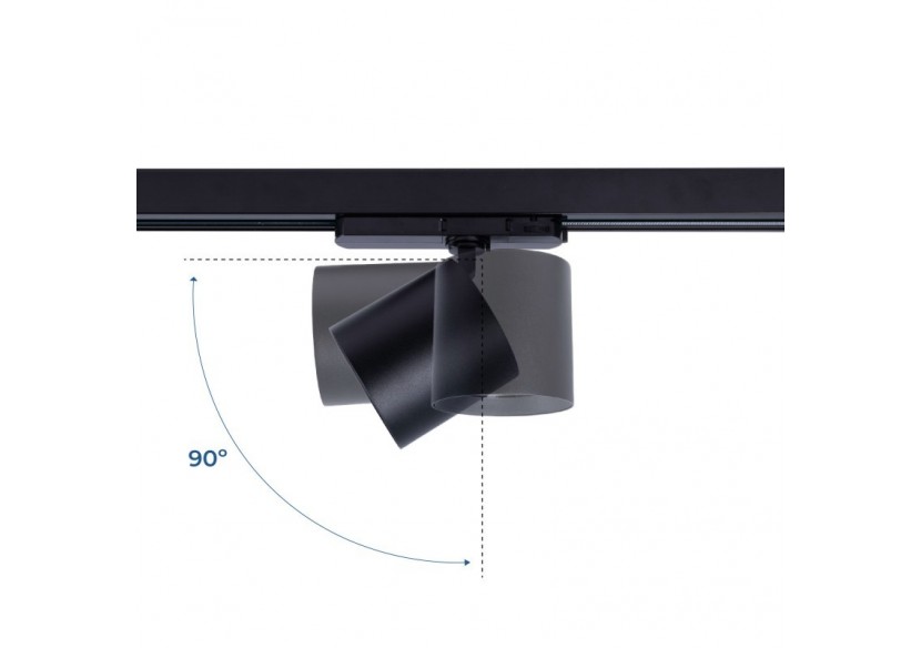 Projecteur LED sur rail triphasé 4000K-40W-IRC 95-Driver Philips Xitanium-Noir - BPT-40WCRI-BN-N - Barcelona LED Projecteur LED sur rail triphasé 4000K-40W-IRC 95-Driver Philips Xitanium-Noir - BPT-40WCRI-BN-N - Barcelona LED