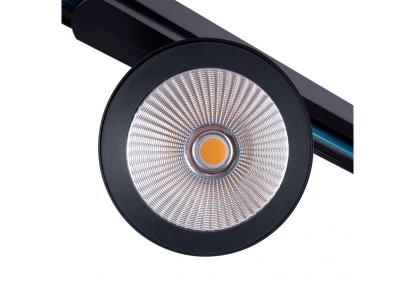 Projecteur LED sur rail triphasé 4000K-40W-IRC 95-Driver Philips Xitanium-Noir - BPT-40WCRI-BN-N - Barcelona LED Projecteur LED sur rail triphasé 4000K-40W-IRC 95-Driver Philips Xitanium-Noir - BPT-40WCRI-BN-N - Barcelona LED