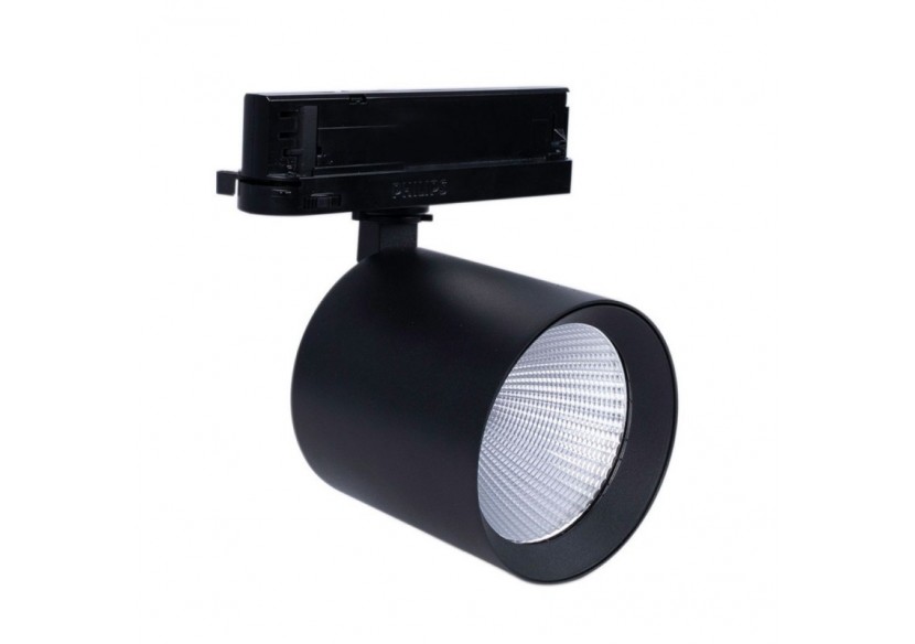 Projecteur LED sur rail triphasé 4000K-40W-IRC 95-Driver Philips Xitanium-Noir - BPT-40WCRI-BN-N - Barcelona LED Projecteur LED sur rail triphasé 4000K-40W-IRC 95-Driver Philips Xitanium-Noir - BPT-40WCRI-BN-N - Barcelona LED