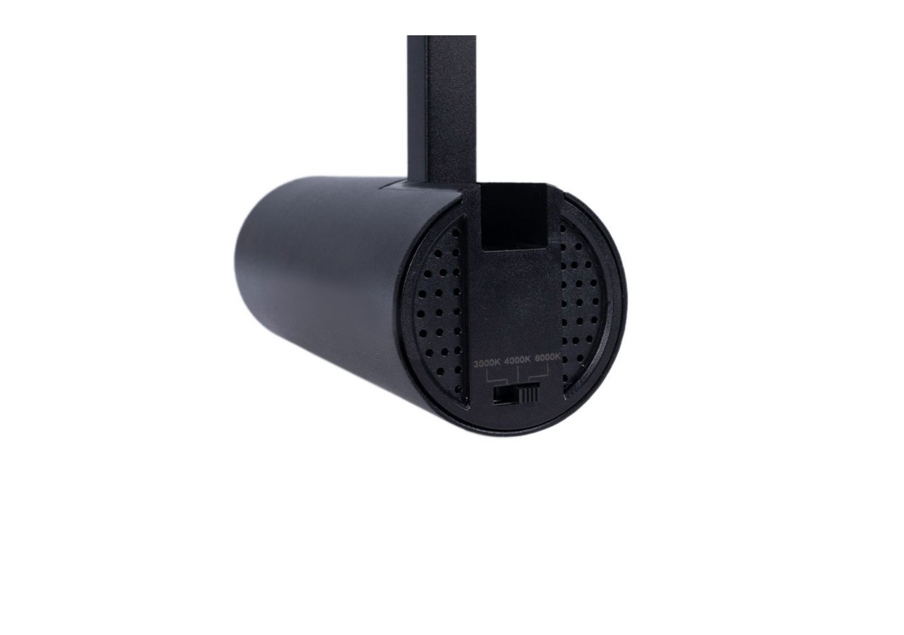 Projecteur LED sur rail monophasé-CCT-10W-IRC 90-Driver KGP-Noir - BPM-10W-CCT-N - Barcelona LED