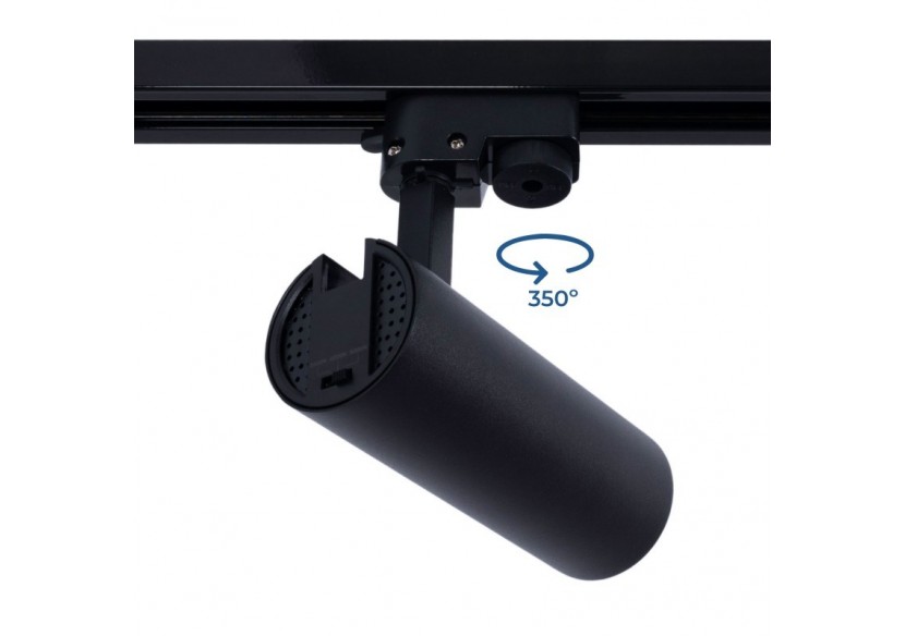 Projecteur LED sur rail monophasé-CCT-10W-IRC 90-Driver KGP-Noir - BPM-10W-CCT-N - Barcelona LED Projecteur LED sur rail monophasé-CCT-10W-IRC 90-Driver KGP-Noir - BPM-10W-CCT-N - Barcelona LED