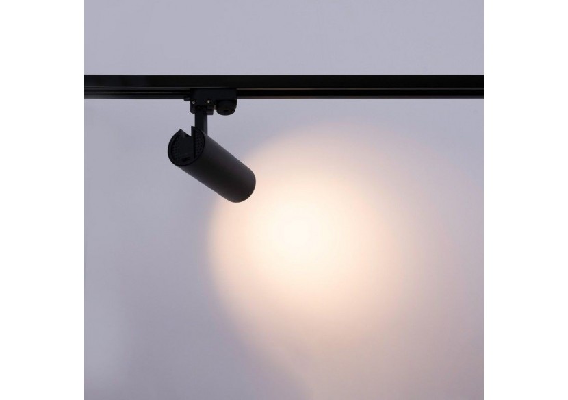 Projecteur LED sur rail monophasé-CCT-10W-IRC 90-Driver KGP-Noir - BPM-10W-CCT-N - Barcelona LED Projecteur LED sur rail monophasé-CCT-10W-IRC 90-Driver KGP-Noir - BPM-10W-CCT-N - Barcelona LED