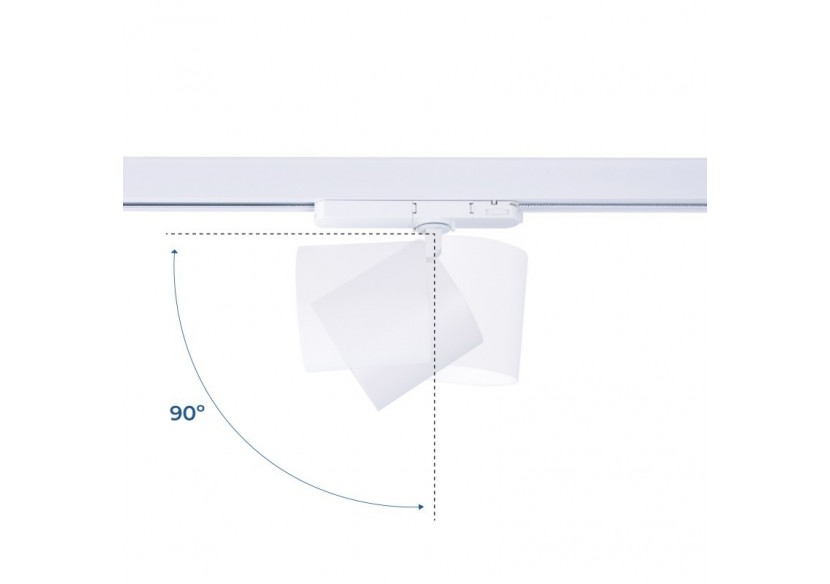 Projecteur LED sur rail triphasé 4000K-40W-IRC 95-Driver Philips Xitanium-Blanc - BPT-40WCRI-BN-B - Barcelona LED Projecteur LED sur rail triphasé 4000K-40W-IRC 95-Driver Philips Xitanium-Blanc - BPT-40WCRI-BN-B - Barcelona LED