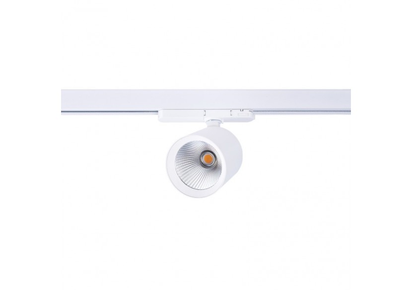 Projecteur LED sur rail triphasé 4000K-40W-IRC 95-Driver Philips Xitanium-Blanc - BPT-40WCRI-BN-B - Barcelona LED Projecteur LED sur rail triphasé 4000K-40W-IRC 95-Driver Philips Xitanium-Blanc - BPT-40WCRI-BN-B - Barcelona LED