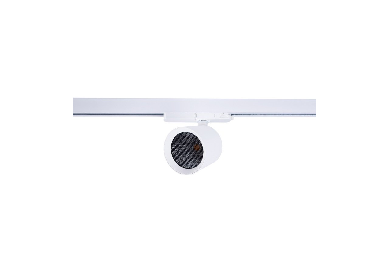 Projecteur LED sur rail triphasé 4000K-40W-IRC 95-Driver Philips Xitanium-Blanc - BPT-40WCRI-BN-B - Barcelona LED