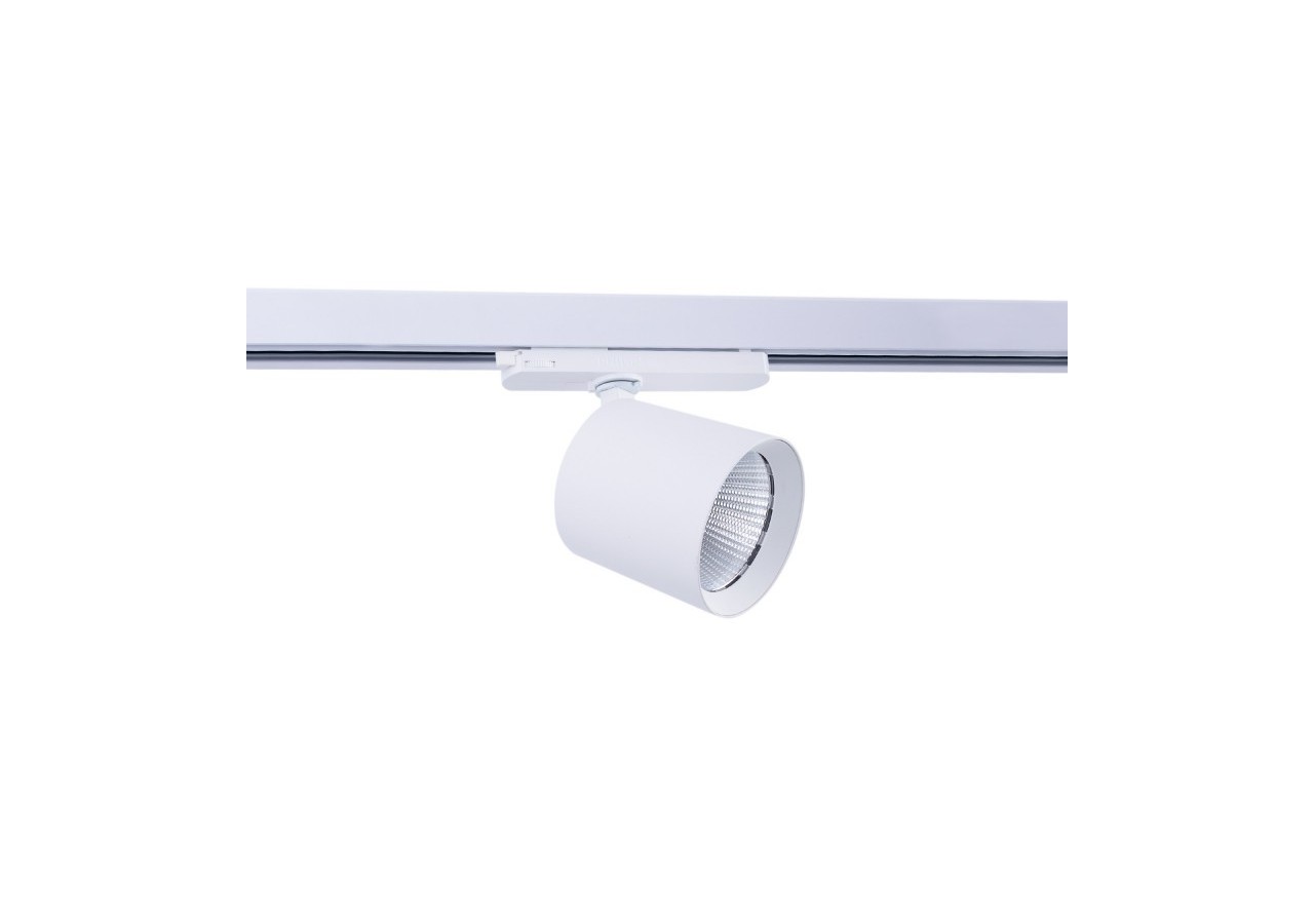 Projecteur LED sur rail triphasé 4000K-40W-IRC 95-Driver Philips Xitanium-Blanc - BPT-40WCRI-BN-B - Barcelona LED