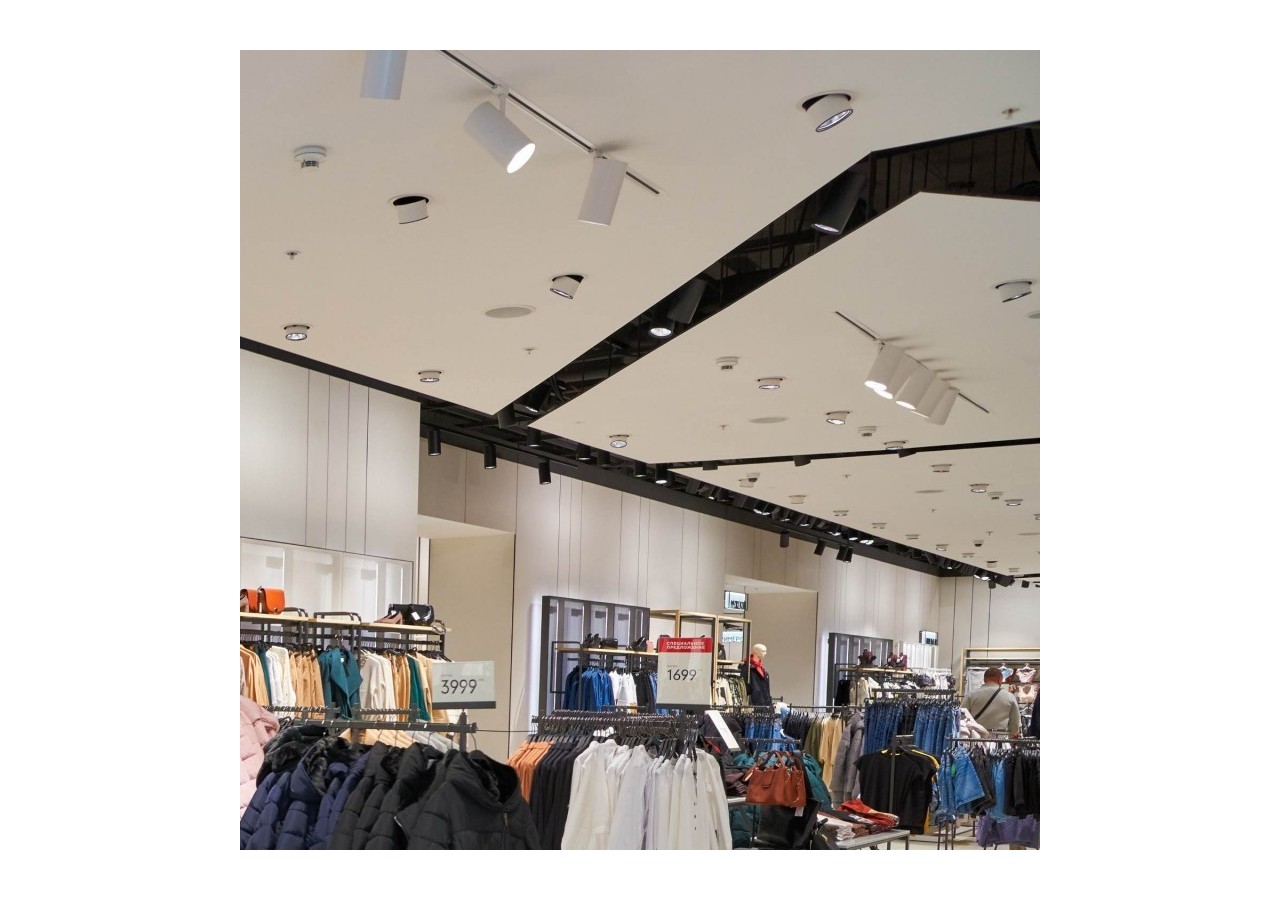 Projecteur LED sur rail triphasé 4000K-40W-IRC 95-Driver Philips Xitanium-Blanc - BPT-40WCRI-BN-B - Barcelona LED