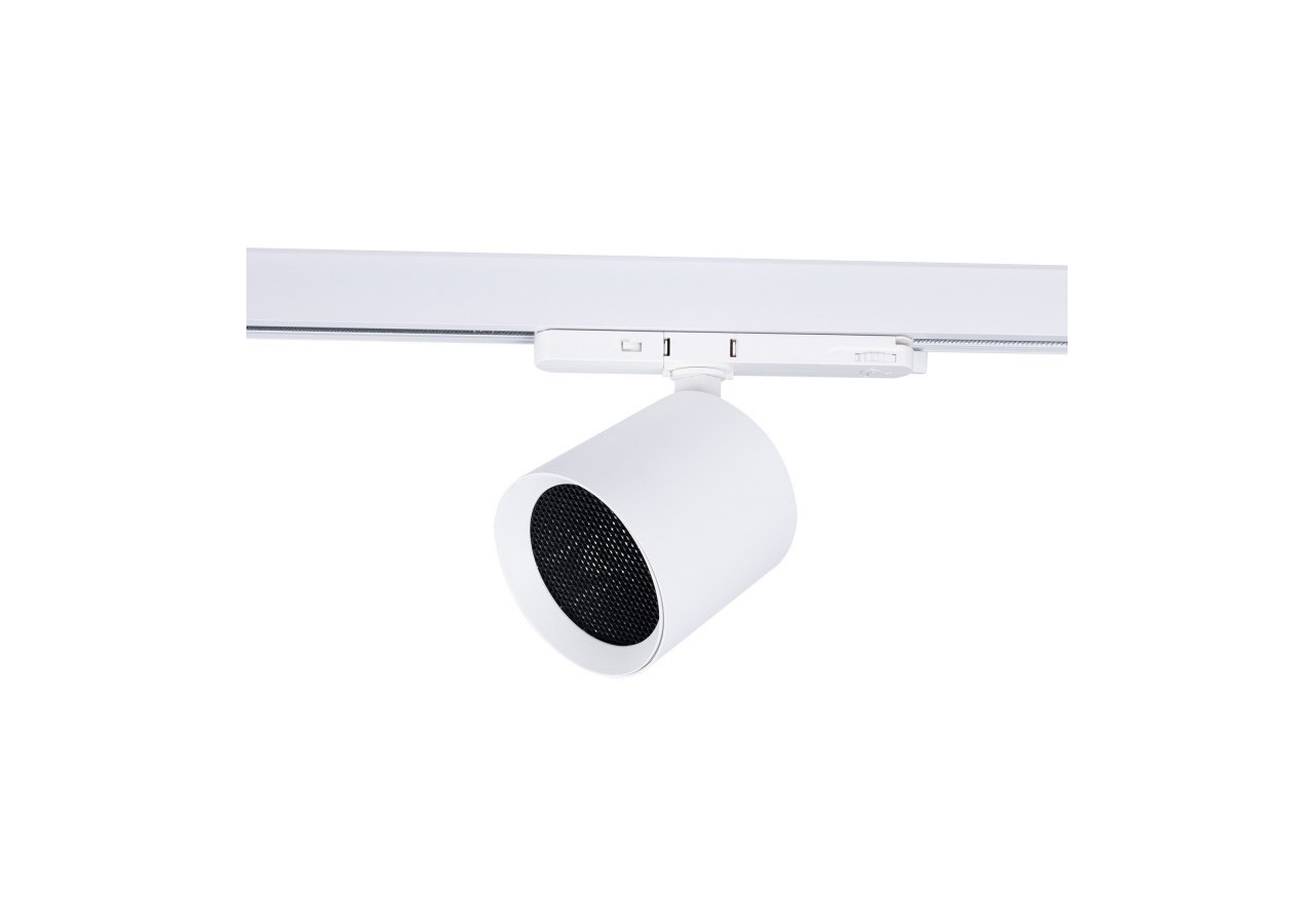 Projecteur LED sur rail triphasé CCT 40W-IRC 90-Driver KGP- Blanc - BPT-40W-CCT-B - Barcelona LED