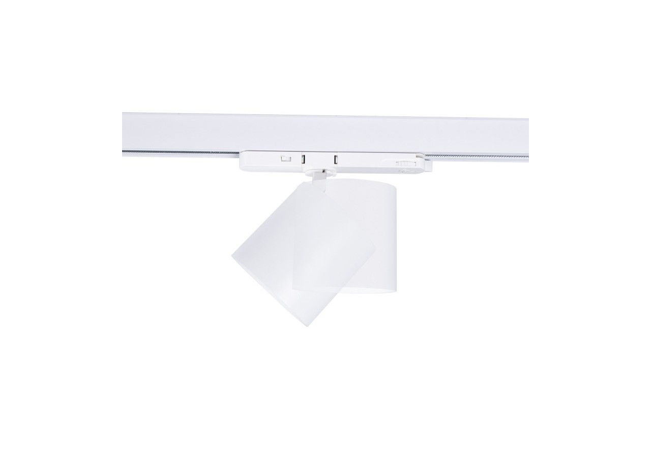 Projecteur LED sur rail triphasé CCT 40W-IRC 90-Driver KGP- Blanc - BPT-40W-CCT-B - Barcelona LED