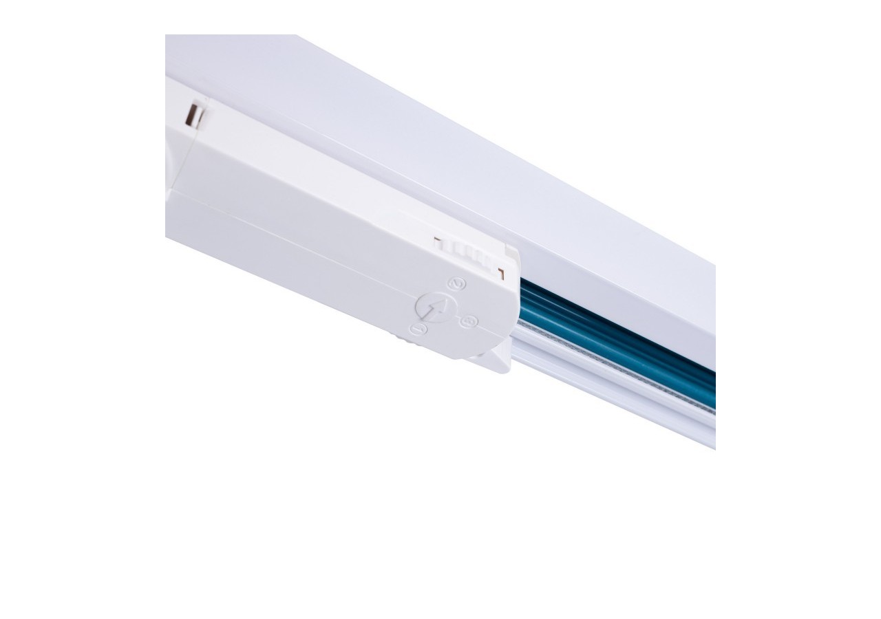 Projecteur LED sur rail triphasé CCT 40W-IRC 90-Driver KGP- Blanc - BPT-40W-CCT-B - Barcelona LED