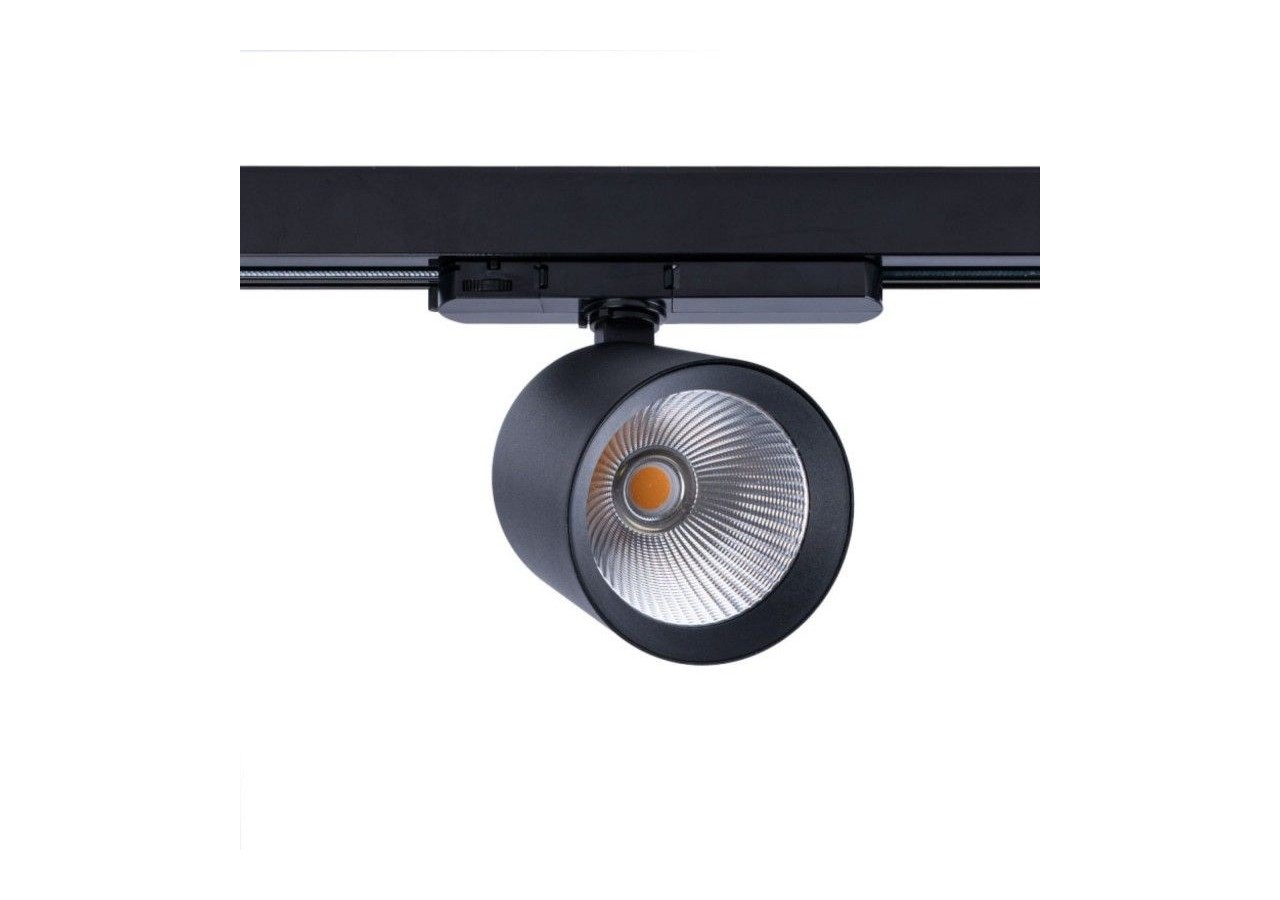 Projecteur LED sur rail triphasé CCT 40W-IRC 90-Driver KGP-Noir - BPT-40W-CCT-N - Barcelona LED