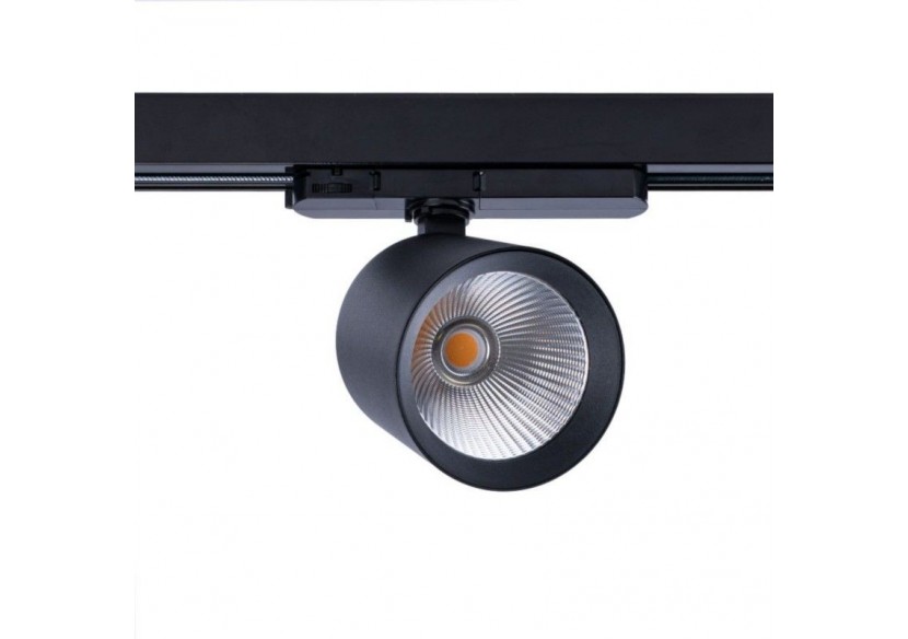 Projecteur LED sur rail triphasé CCT 40W-IRC 90-Driver KGP-Noir - BPT-40W-CCT-N - Barcelona LED Projecteur LED sur rail triphasé CCT 40W-IRC 90-Driver KGP-Noir - BPT-40W-CCT-N - Barcelona LED