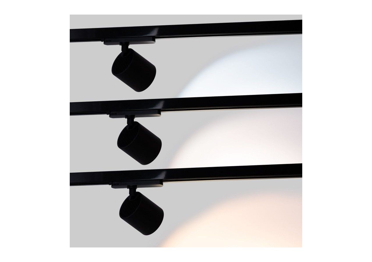 Projecteur LED sur rail triphasé CCT 40W-IRC 90-Driver KGP-Noir - BPT-40W-CCT-N - Barcelona LED