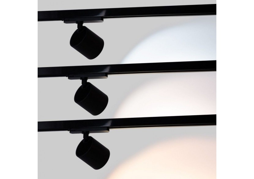 Projecteur LED sur rail triphasé CCT 40W-IRC 90-Driver KGP-Noir - BPT-40W-CCT-N - Barcelona LED Projecteur LED sur rail triphasé CCT 40W-IRC 90-Driver KGP-Noir - BPT-40W-CCT-N - Barcelona LED