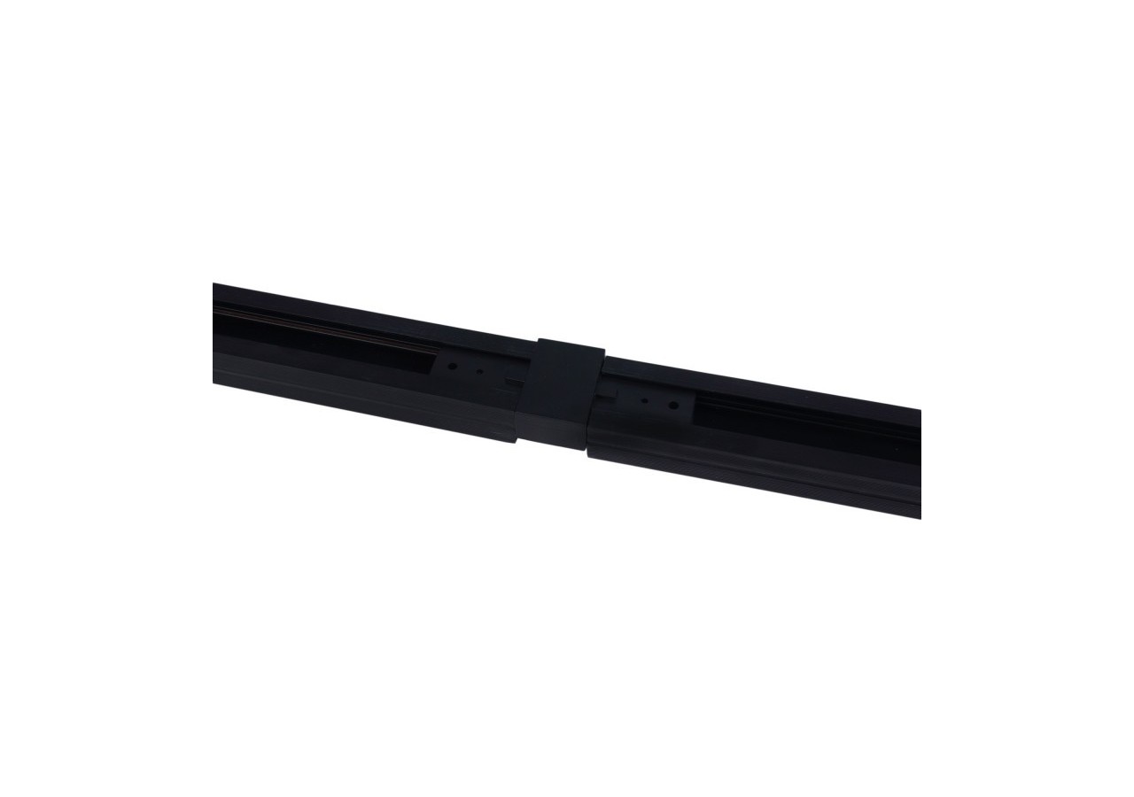 Jonction droite pour rail monophasé en PVC (Réf. BTMP) - BTMP-GB02-N - Barcelona LED