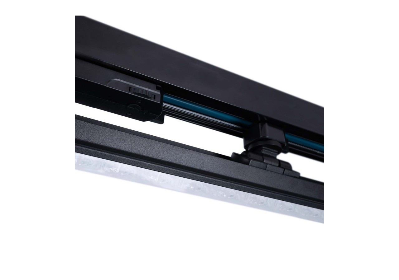 Luminaire linéaire LED triphasé orientable 20W-CCT-IRC90-Driver KGP-Noir - BLT-20W60-CCT-N - Barcelona LED