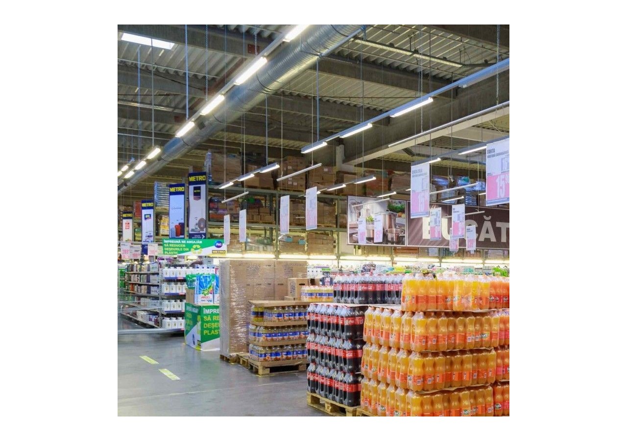 Luminaire linéaire LED triphasé orientable 20W-CCT-IRC90-Driver KGP-Blanc - BLT-20W60-CCT-B - Barcelona LED