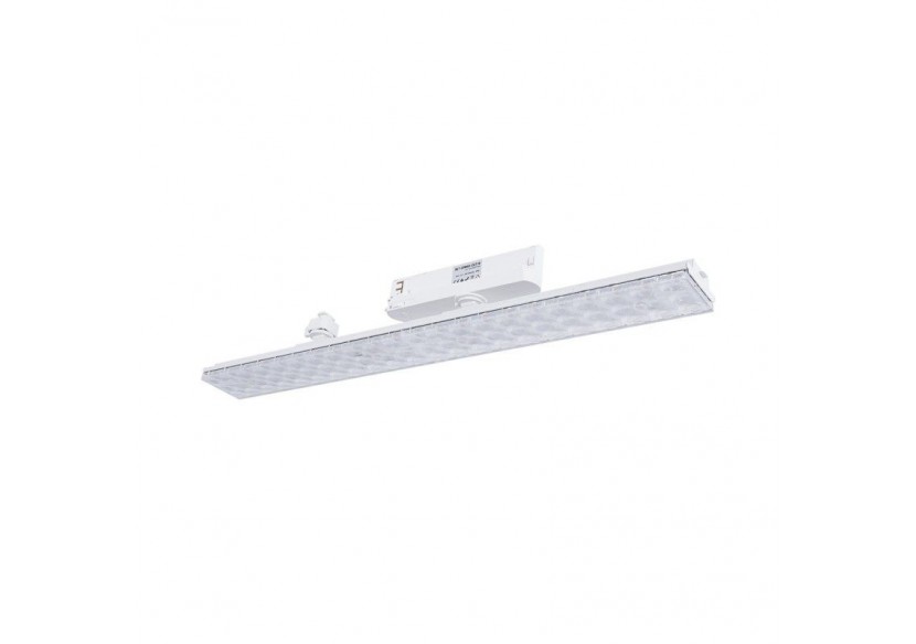 Luminaire linéaire LED triphasé orientable 20W-CCT-IRC90-Driver KGP-Blanc - BLT-20W60-CCT-B - Barcelona LED