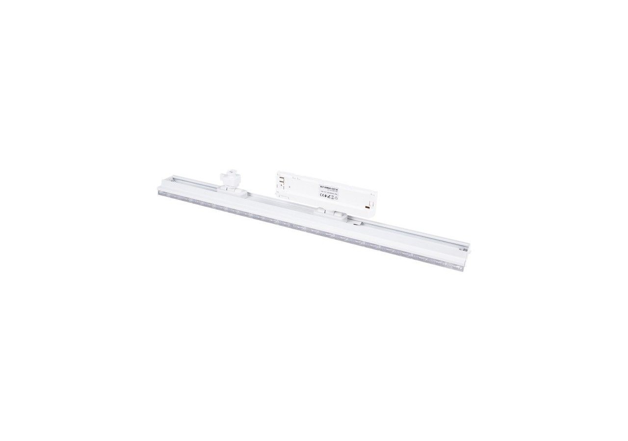 Luminaire linéaire LED triphasé orientable 20W-CCT-IRC90-Driver KGP-Blanc - BLT-20W60-CCT-B - Barcelona LED