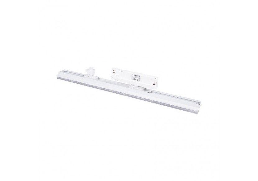 Luminaire linéaire LED triphasé orientable 20W-CCT-IRC90-Driver KGP-Blanc - BLT-20W60-CCT-B - Barcelona LED