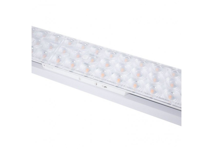 Luminaire linéaire LED triphasé orientable 40W-CCT-IRC90-Driver KGP-Blanc - BLT-40W60-CCT-B - Barcelona LED