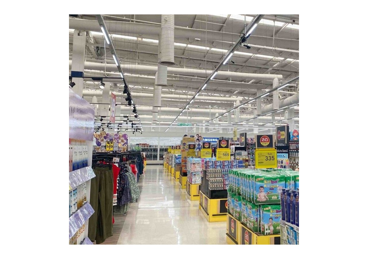 Luminaire linéaire LED triphasé orientable 40W-CCT-IRC90-Driver KGP-Blanc - BLT-40W60-CCT-B - Barcelona LED