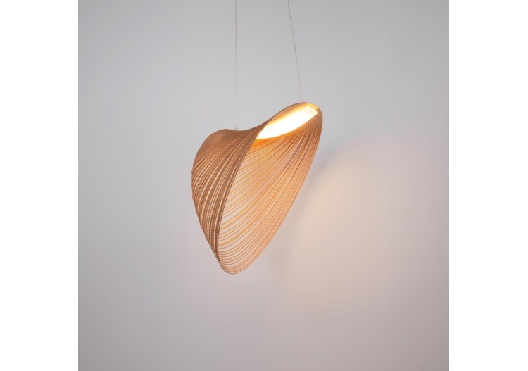 Suspension design en bois "Bogam 60"-24W-diamètre 60cm - BD2207-60-BC - Barcelona LED