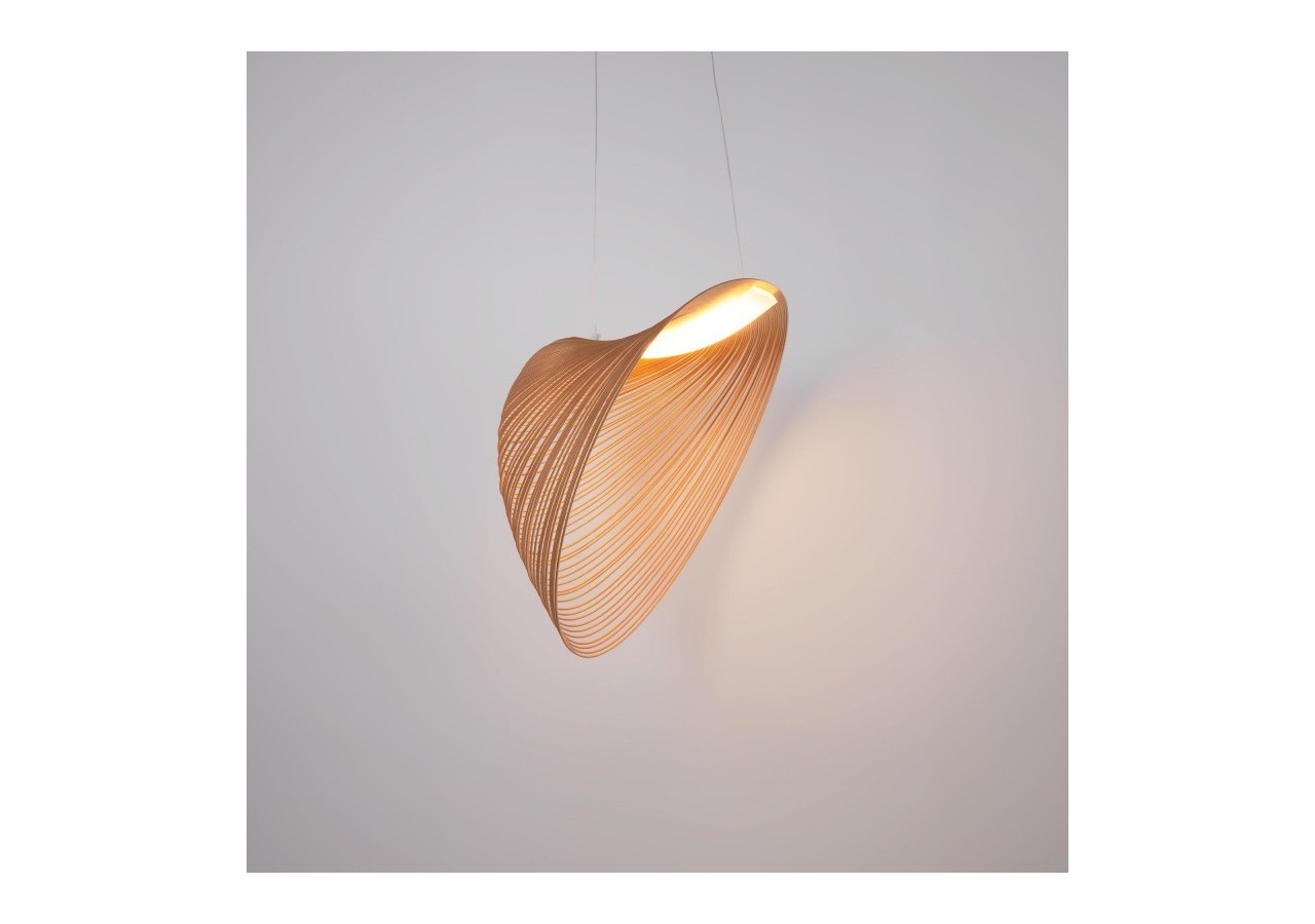 Suspension design en bois "Bogam 60"-24W-diamètre 60cm - BD2207-60-BC - Barcelona LED