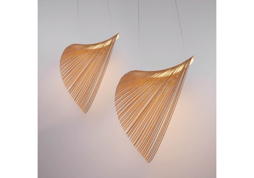 Suspension design en bois "Bogam 60"-24W-diamètre 60cm - BD2207-60-BC - Barcelona LED Suspension design en bois "Bogam 60"-24W-diamètre 60cm - BD2207-60-BC - Barcelona LED