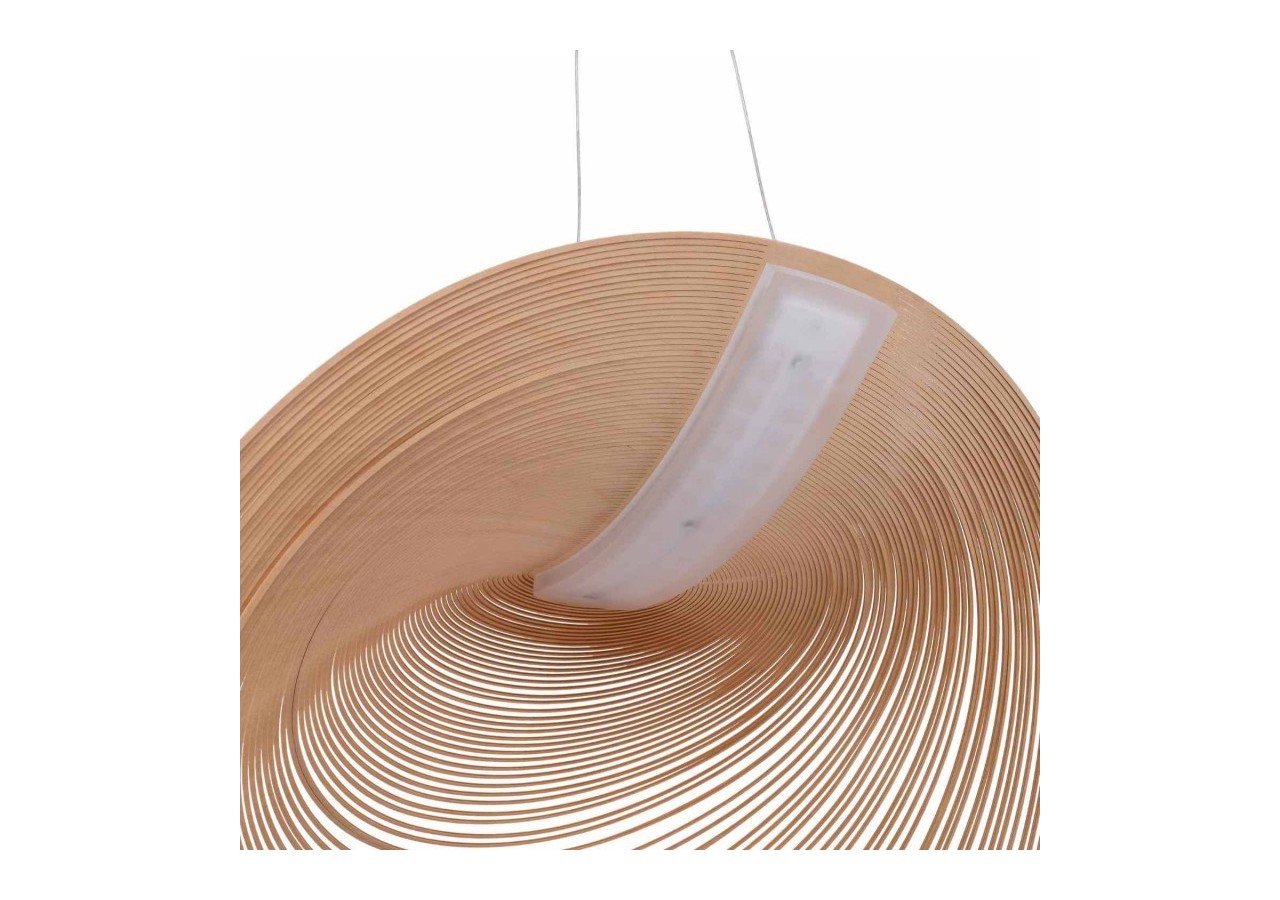 Suspension design en bois "Bogam 60"-24W-diamètre 60cm - BD2207-60-BC - Barcelona LED