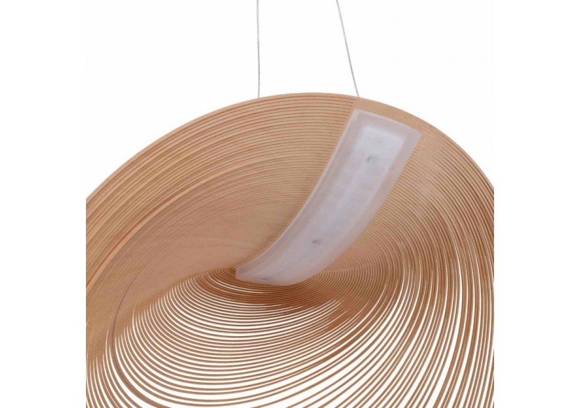 Suspension design en bois "Bogam 60"-24W-diamètre 60cm - BD2207-60-BC - Barcelona LED Suspension design en bois "Bogam 60"-24W-diamètre 60cm - BD2207-60-BC - Barcelona LED