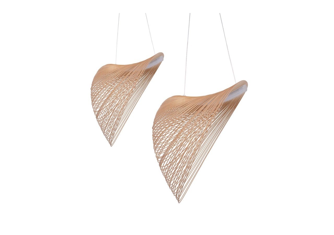Suspension design en bois "Bogam 60"-24W-diamètre 60cm - BD2207-60-BC - Barcelona LED