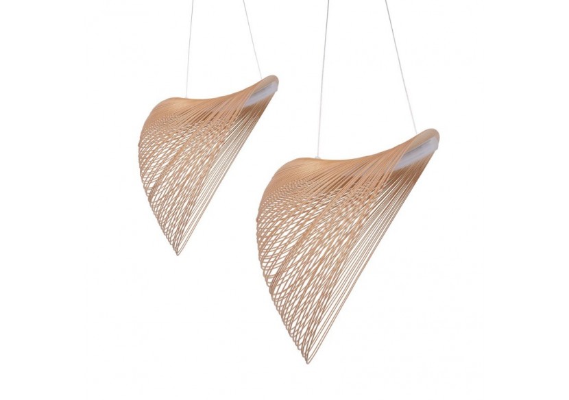 Suspension design en bois "Bogam 60"-24W-diamètre 60cm - BD2207-60-BC - Barcelona LED Suspension design en bois "Bogam 60"-24W-diamètre 60cm - BD2207-60-BC - Barcelona LED