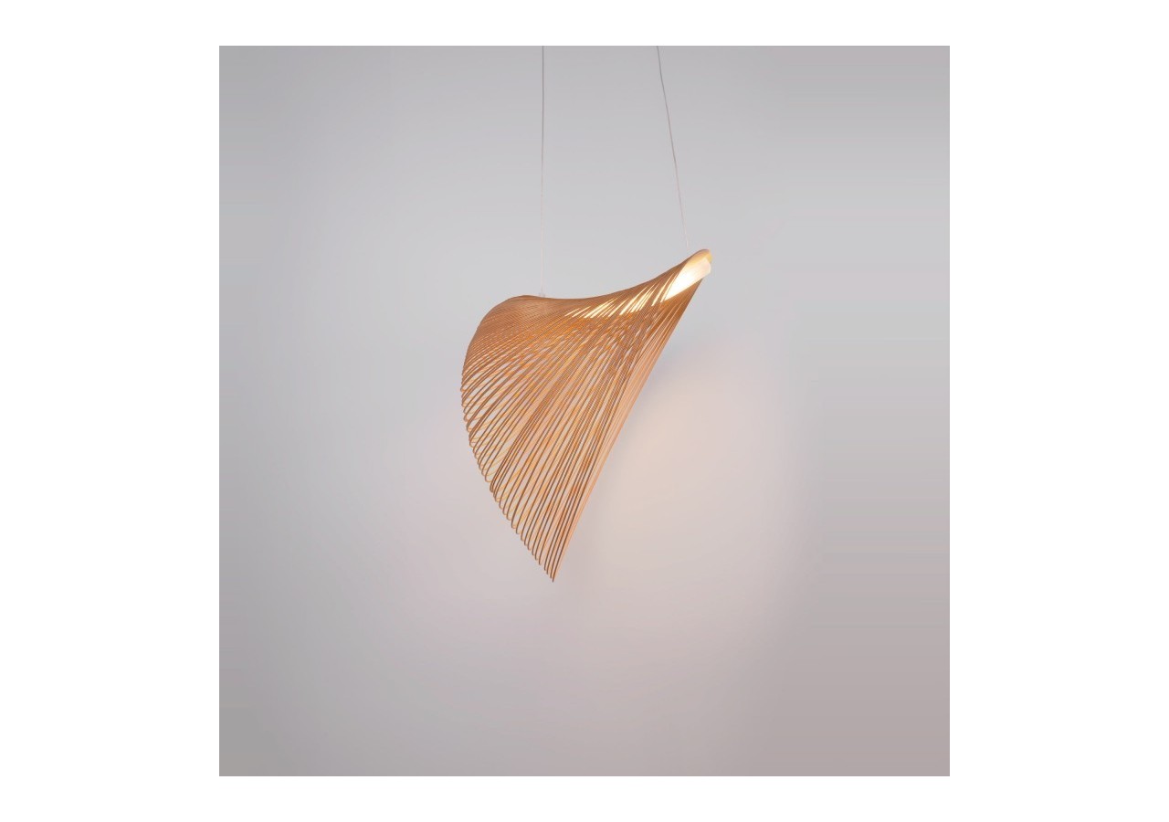 Suspension design en bois "Bogam 60"-24W-diamètre 60cm - BD2207-60-BC - Barcelona LED