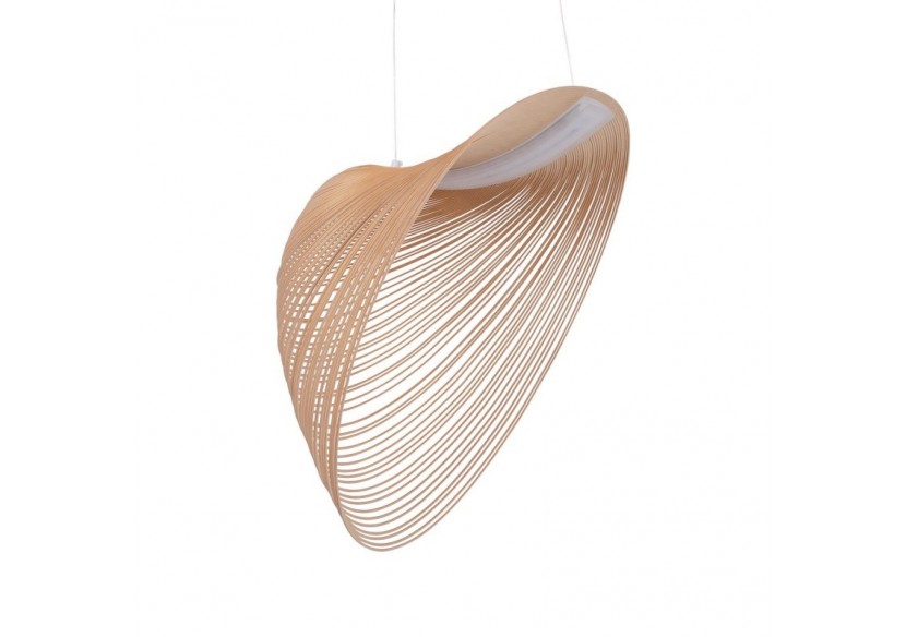 Suspension design en bois "Bogam 80"-32W-diamètre 80cm - BD2207-80-BC - Barcelona LED Suspension design en bois "Bogam 80"-32W-diamètre 80cm - BD2207-80-BC - Barcelona LED