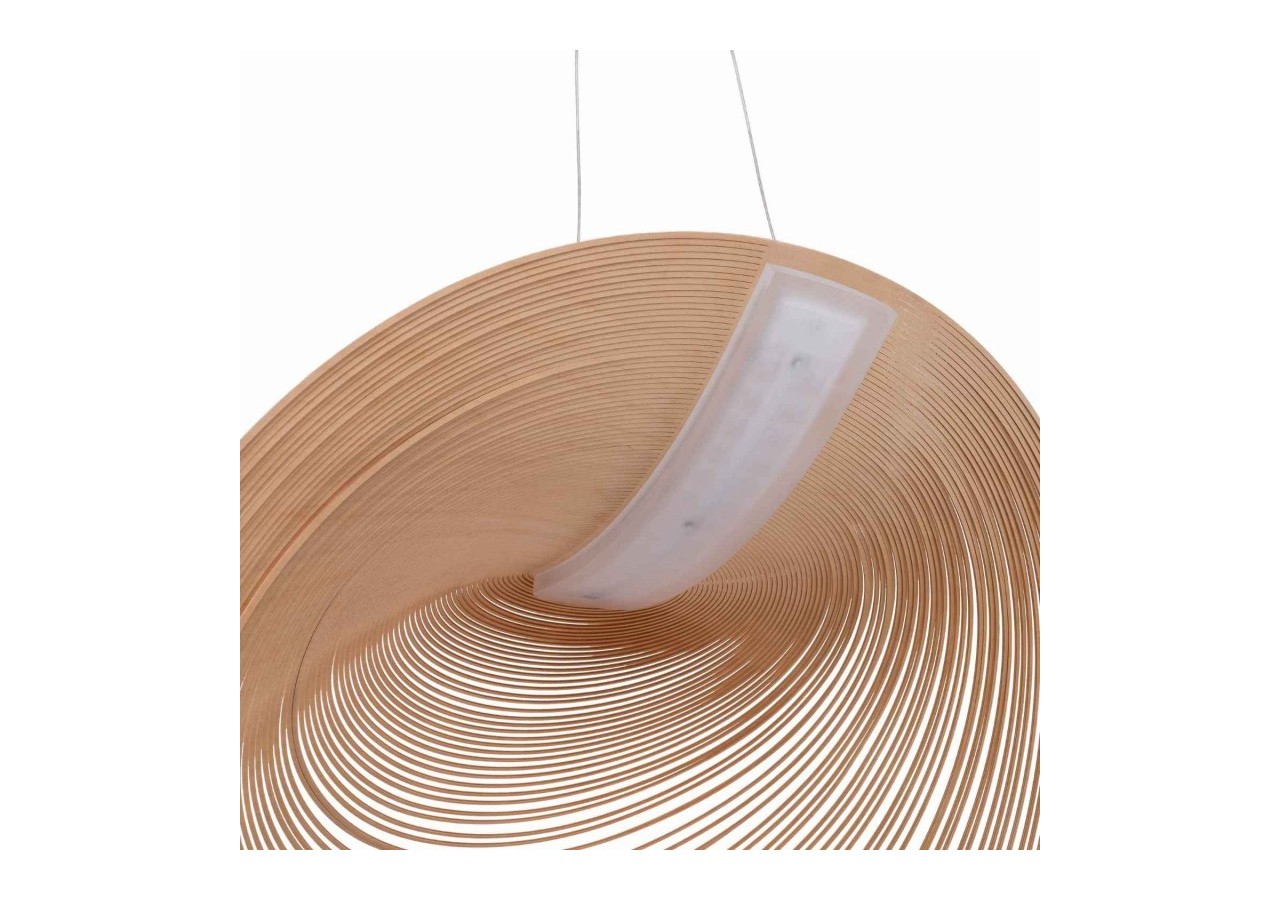 Suspension design en bois "Bogam 80"-32W-diamètre 80cm - BD2207-80-BC - Barcelona LED