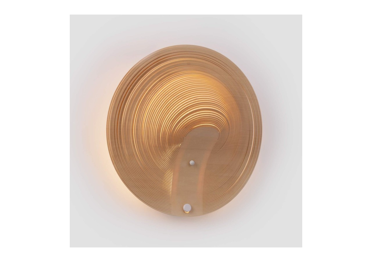 Applique design en bois "Ronda"-16W-diamètre 40cm - BW2207-40 - Barcelona LED